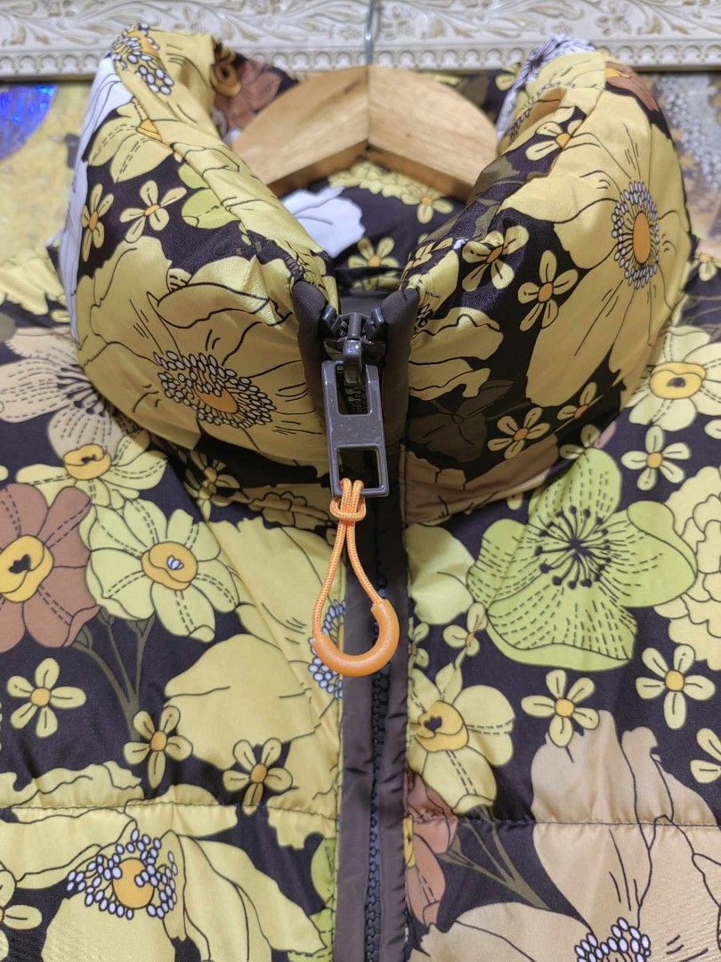 Zara floral puffer 2in1 jacket, Women's Fashion, Coats