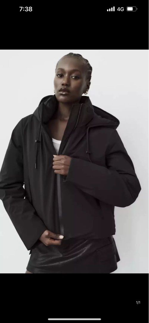 Zara Water Resistant Puffer Jacket, Women's Fashion, Coats