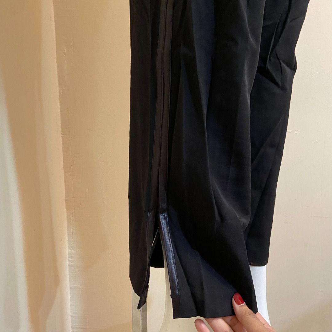 Black Flare Pants with Tie Ribbon [Brand New], Women's Fashion, Bottoms,  Jeans & Leggings on Carousell