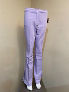 Elevate your style with the season's must-have: Lavender Relaxed Korean  Front Peat Pants💜 . These Front Pleated Pants are the ward