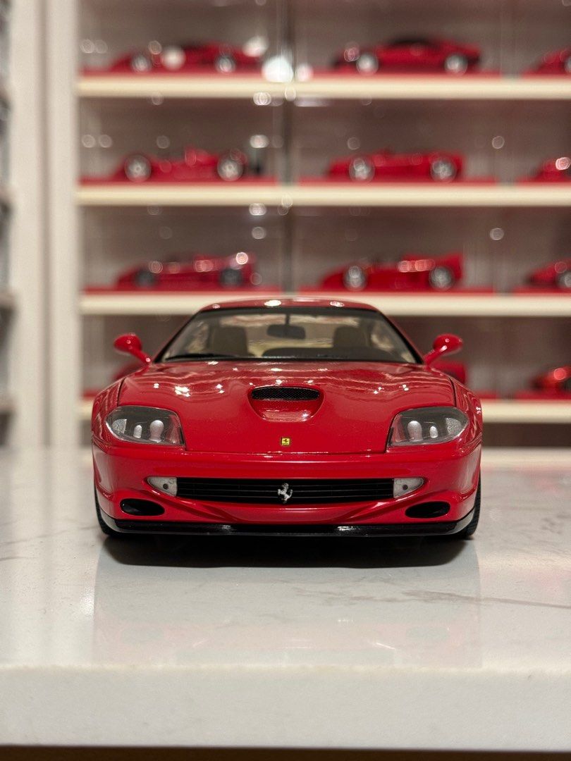 thumbnail image 2 of 1:18 UT Models Ferrari 550 Maranello Diecast Model Car - Red & Silver 2 of 6