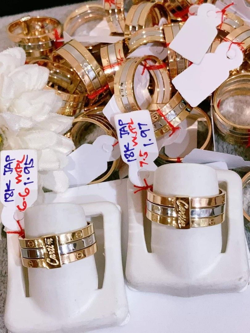 Tricolor ring gold outlet