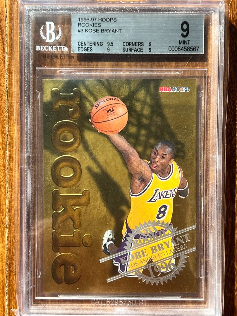 Nba hoops kobe bryant rookie sales card