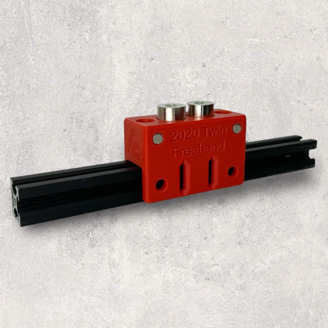 2020 Twin Freehand Drilling Jig 20 Series Aluminum Extrusion Aluminium