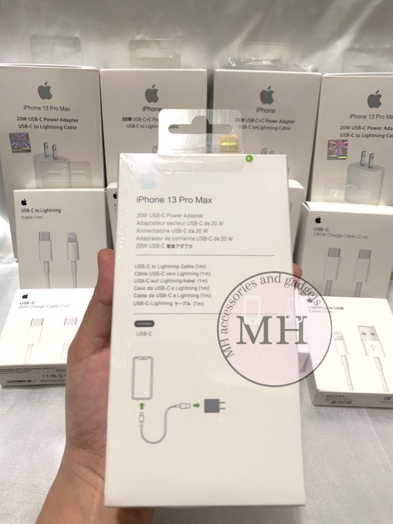 20W iphone fast charger orig‼️ (Category: Chargers & Cables) located in Manila. Submitted by mh.gadgetsaccessories (Listing ID 1292981805, Image 2). Description: IPHONE FAST CHARGER⚡️⚡️⚡️ ALL CHARGER ARE BRANDNEW SEALED💯 IT HAS SERIAL ON CORD💯 SAME DAY DELIVERY WITHIN METRO MANILA SHIP VIA LALAMOVE 🛵 Mode of payment : CASH ON DELIVERY ( COD ) ✔️ GCASH ✔️ NEW : Iphone 15 pro max charger - 35W adapter + 1m cable = 1200 - 35W adapter + 2m cable =