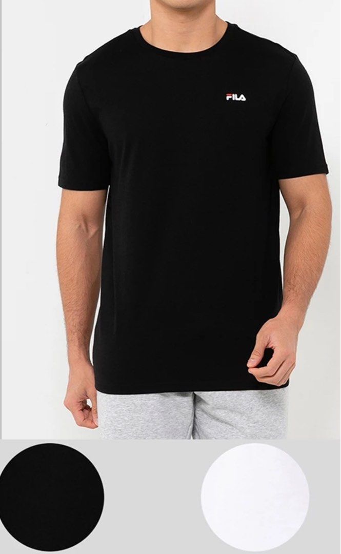 2Pcs FILA foundation Brod Tees Men s Fashion Tops Sets Tshirts Polo Shirts on Carousell