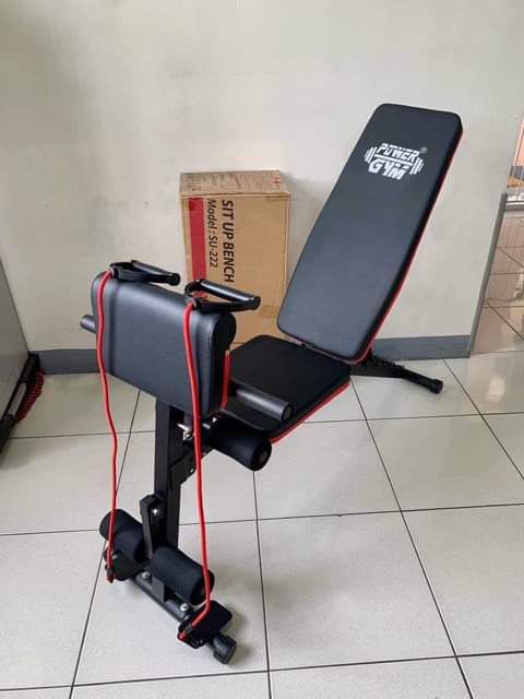 4in1 Heavy Duty Foldable Bench Press & Adjustable Gym Bench Press (Category: Cardio & Fitness Machines) located in Pasig City. Submitted by mrgine (Listing ID 1292881707, Image 2). Description: Brand New❗️ Ready to Deliver ❗️Instock ❗️ Price: 2,500 pesos only Pick up or Via lalamove Delivery 🚚 Pm lang po sa interesado 📲 Location: Pasig Area 📍 #Respect😊 .