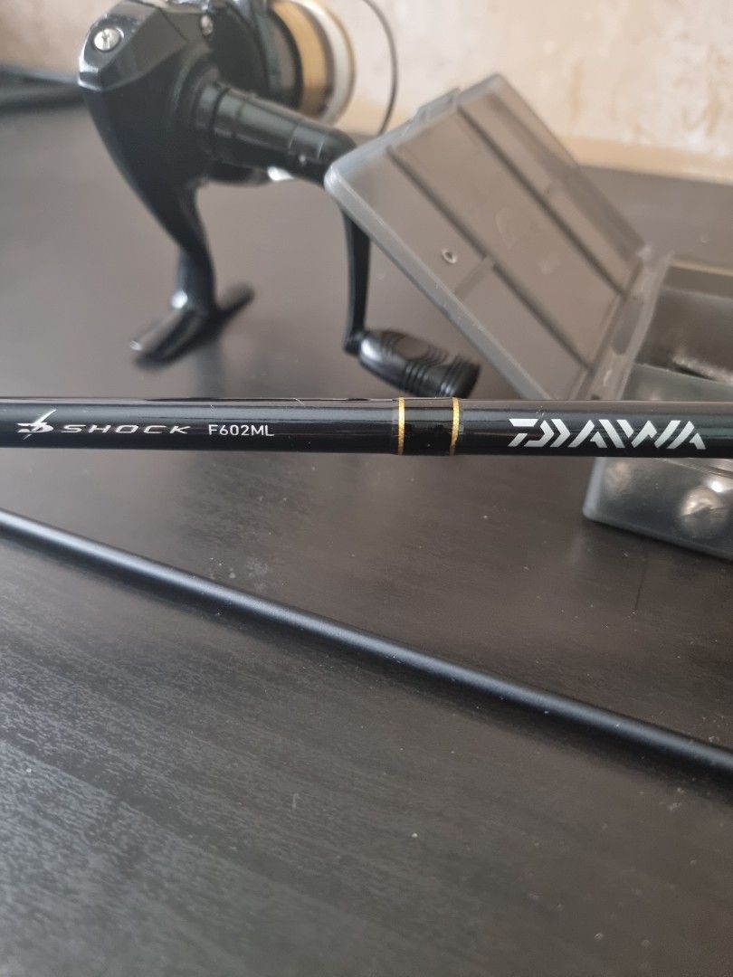 6ft Daiwa Shock Fishing Rod & Reel