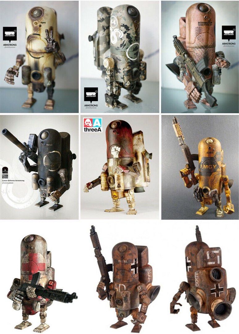 全新從未開封ThreeA 3A Ashley wood WWRP Armstrong 8 Pack