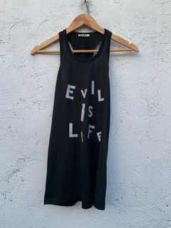Acne Evil Is Life Mesh Tank Top