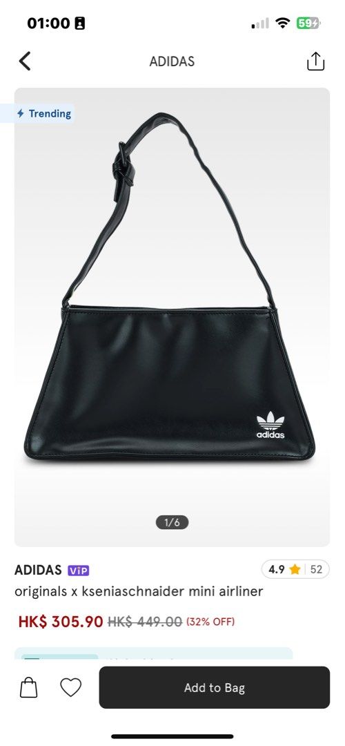 ADIDAS originals x kseniaschnaider mini airliner Carousell