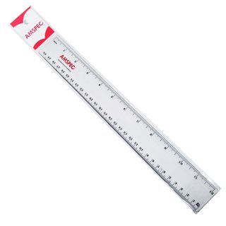 AMSPEC Ruler 30cm 1inch | School Supplies | Arts and Crafts