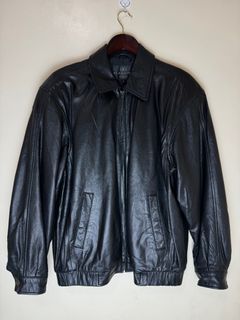 Authentic  Balenciaga Zip up Leather Jacket