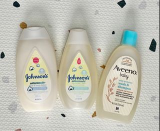 Aveeno Baby Daily Wash & Shampoo / Johnson's Cottontouch Baby Lotion & Wash