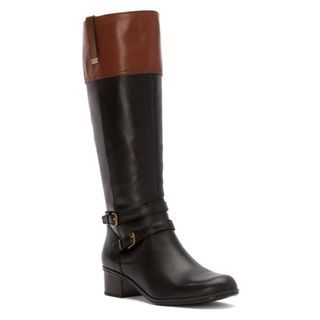 Bandolino Womens Brown Leather Riding Boots Size 8.5 $149