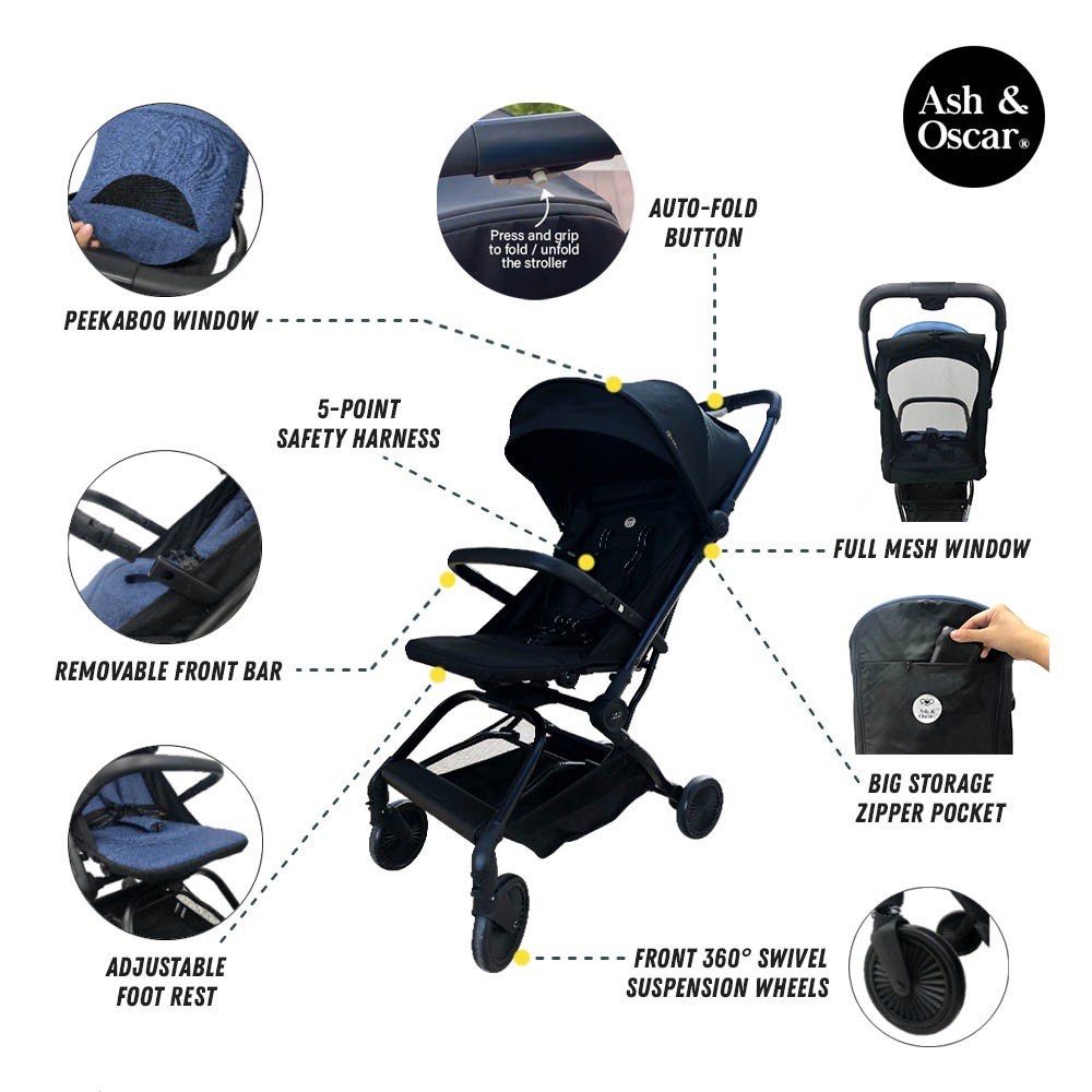 Best stroller cabin shop size