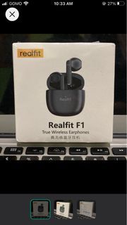 Brand New Realfit F1 Bluetooth Earphones Wireless (SEALED)