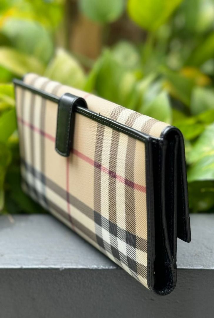 Burberry nova wallet sale