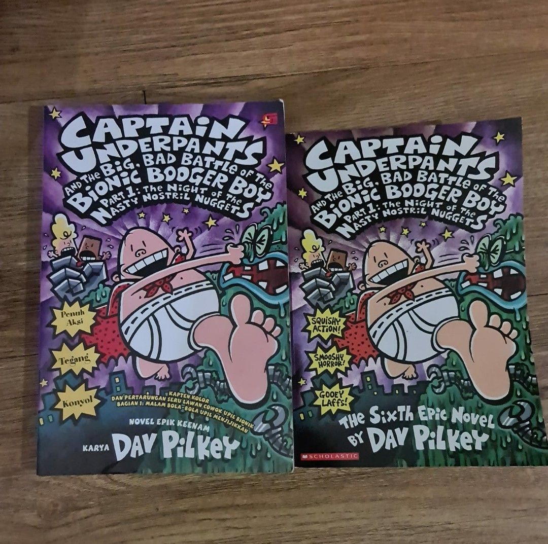 Captain Underpants And the Big, Bad Battle of thr Bionic Booger Boy ...