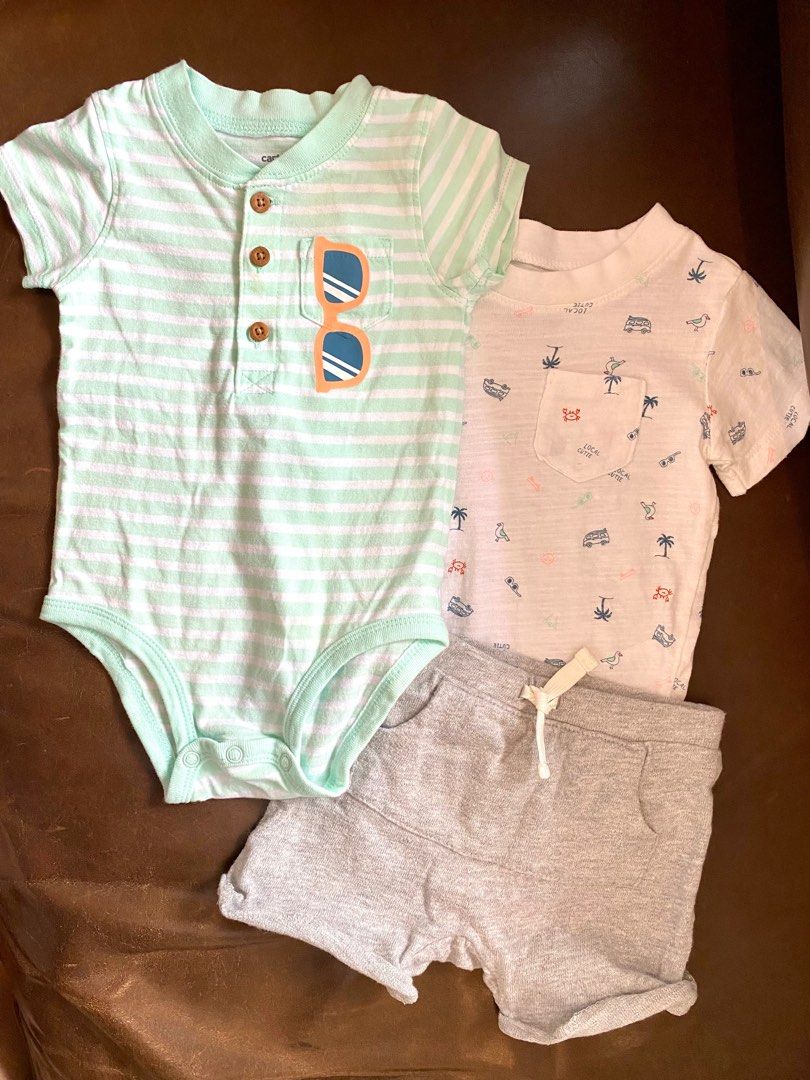 Carter s Summer Set 9mo Babies Kids Babies Kids Fashion on Carousell