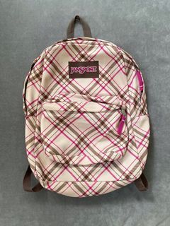 [Authentic] Checkered Jansport Backpack