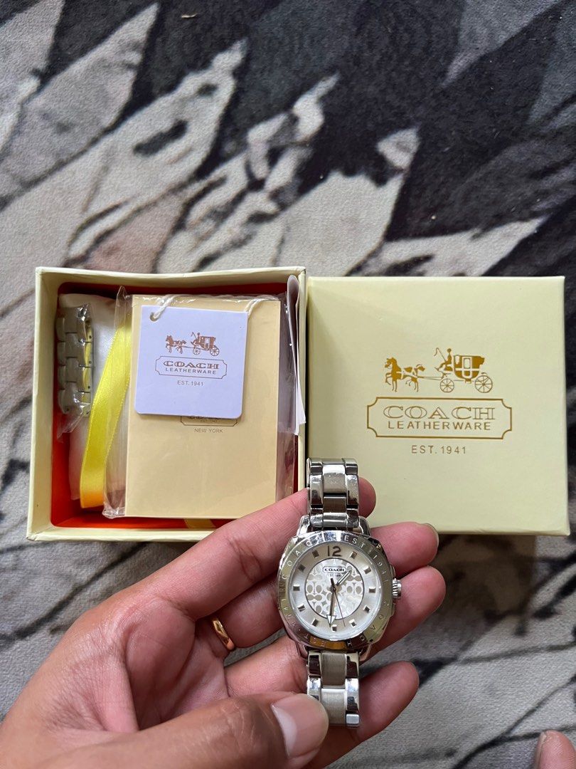 Coach watch original best sale