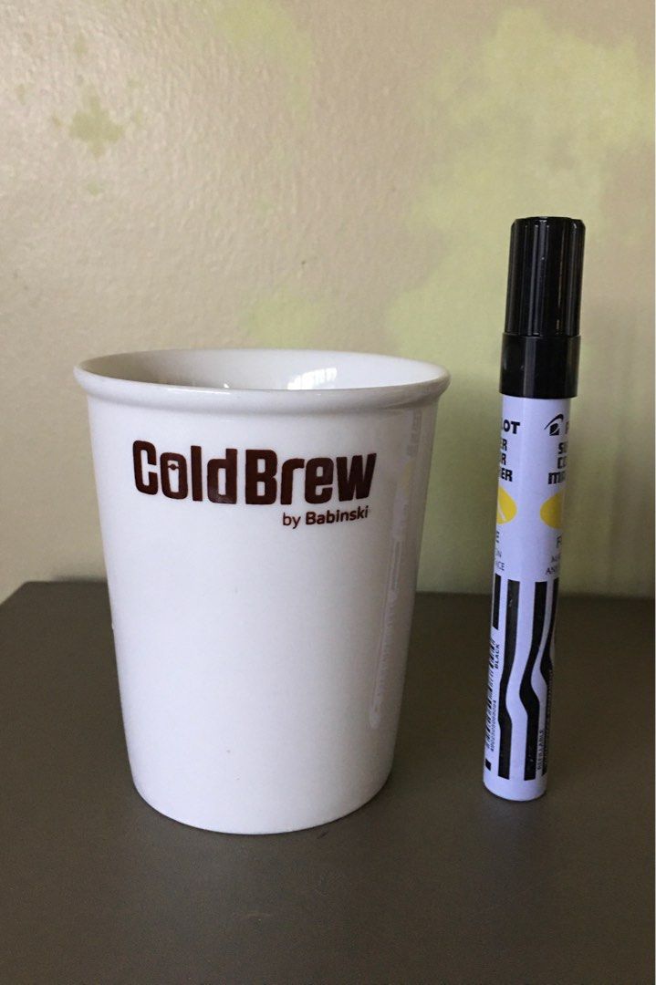 Cold Brew by Babinski Ceramic Cup (Category: Coffee & Tea Tableware) located in Tarlac. Submitted by greatfindstrlc (Listing ID 1292891652, Image 3). Description: Ceramic Cup in 10cm tall. Cold Brew by Babinski (Korea) .
