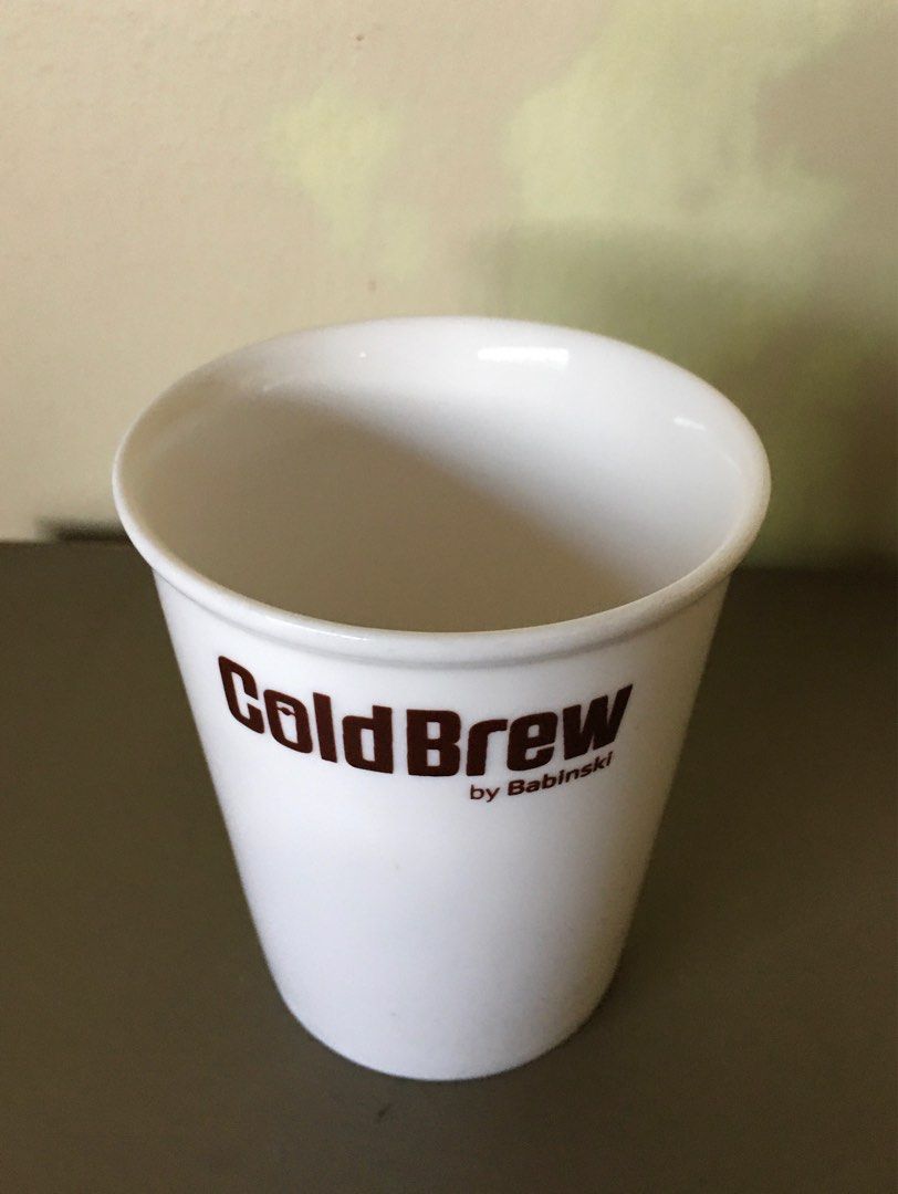 Cold Brew by Babinski Ceramic Cup (Category: Coffee & Tea Tableware) located in Tarlac. Submitted by greatfindstrlc (Listing ID 1292891652, Image 2). Description: Ceramic Cup in 10cm tall. Cold Brew by Babinski (Korea) .