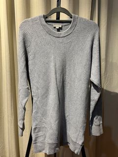 📣 SALE‼️ COS Heather Gray Ribbed Knit Sweater