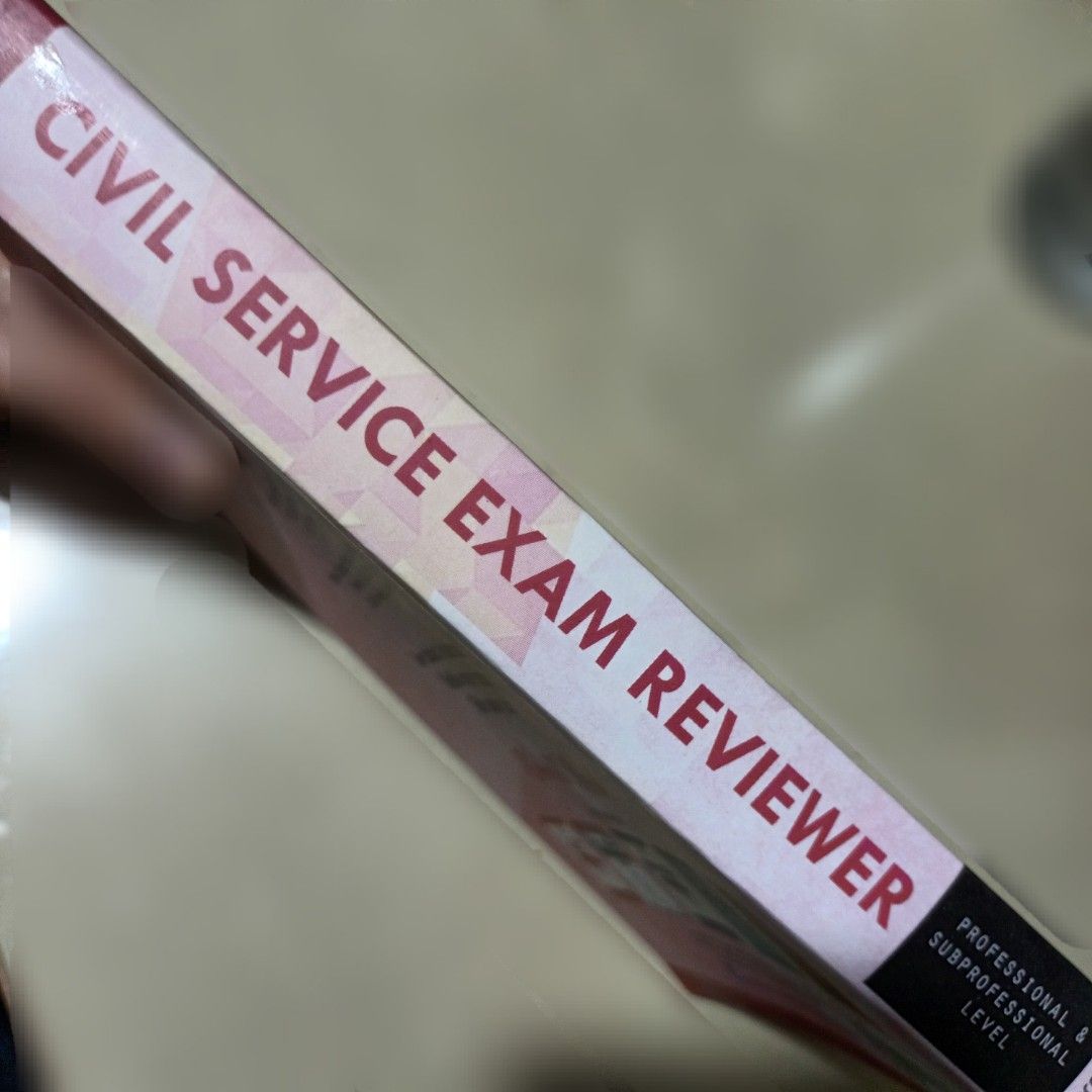 CSE Reviewer 2nd Edition (Category: Textbooks) located in Caloocan City. Submitted by declutzliz (Listing ID 1292908720, Image 2). Description: CSE Reviewer - P330 + sf book condition: - zero writings, white, complete, and intact pages, minor creases in cover notes: - with sample shading sheet - 2nd Edition book - almost new (details above), bought last Nov. 2023 -LAST PRICE POSTED - item is considered sold once payed and accepted by buyer. STRIC