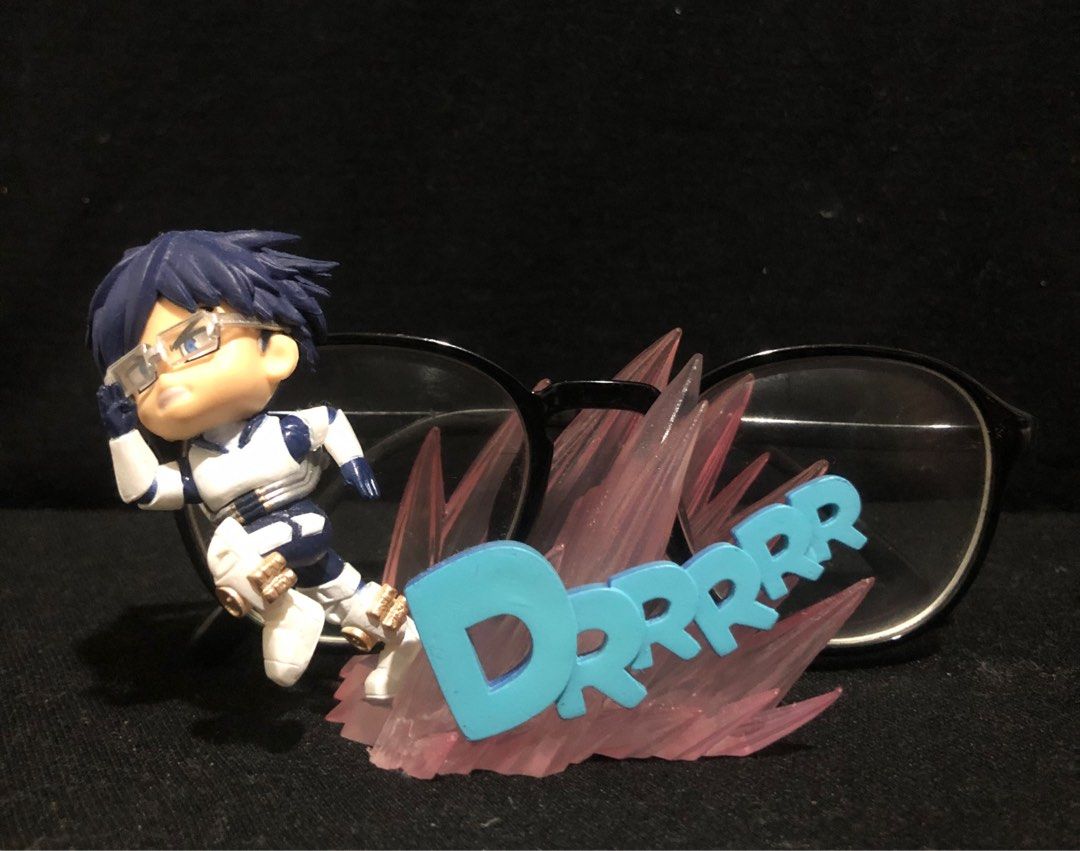 Desktop Heroes MHA Tenya Iida (Category: Figurines & Statues) located in San Juan City. Submitted by toyarcherph (Listing ID 1292834586, Image 1). Description: DESKTOP HEROES TENYA (eyeglasses not included) WYSIWYG 400 only Location: San Juan City Shipping: Lalamove/Grab/LBC COP ONLY.