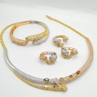 diamond ring earring necklace bangle FASTBREAK 87.4grams 14k gold 18.0cts colored dia 10.0cts dia BANGLE 17.5 adjustable