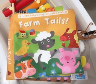 Educrate children sensory touch and feel crinkle book | Cloth book