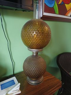 EF & EF industries inc. Vintage glass lamps