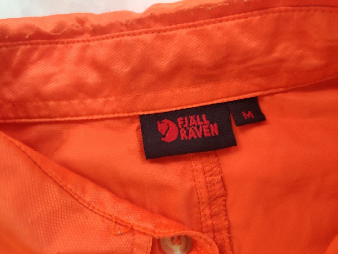 Fjallraven orange outdoor long sleeve shirt, Men's Fashion, Activewear on  Carousell