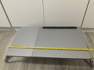 Foldable Bed adjustable Laptop table in grey