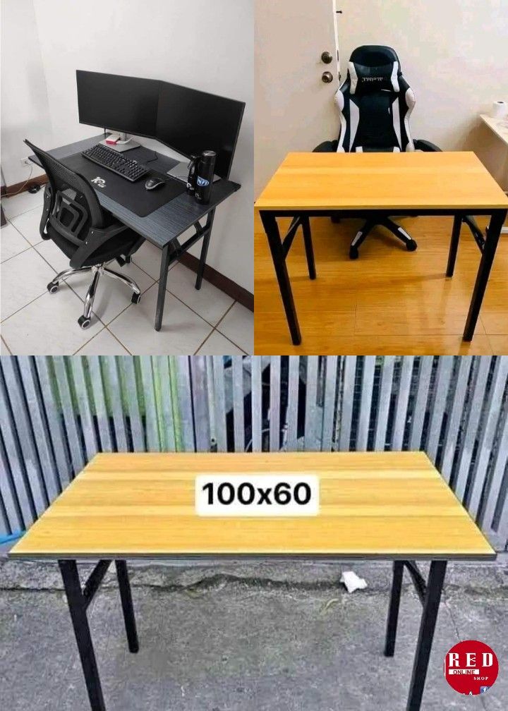 Foldable Table (Category: Tables & Sets) located in Manila. Submitted by redonlineshop (Listing ID 1292824367, Image 2). Description: FOLDABLE TABLE 80X40X70CM ₱1050 🎨Yellow 🎨marble blk 🎨black 🎨marble white 100x60x70cm ₱1050 🎨Yellow 🎨black 120x4070cm ₱950 🎨Lining blk 🎨marble white 🎨alta maple 🎨Alta white 🎨Alta yellow ₱1150 🎨Yellow 🎨black 120x60X70CM ₱1150 🎨alta White 🎨 alta yellow 🎨alta Brown 🎨marble blk 🎨Marble white ₱1200 🎨Bl