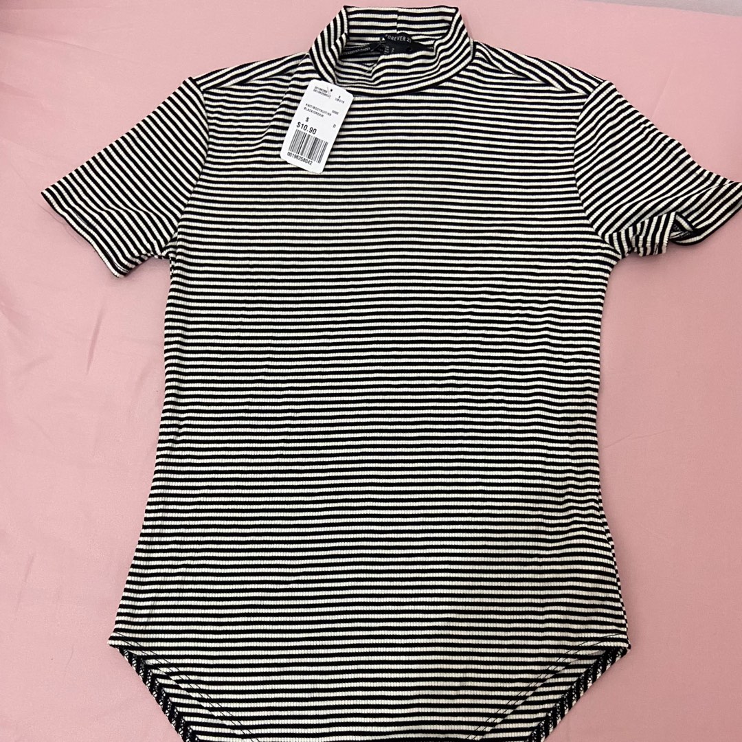 Forever 21 striped turtleneck online