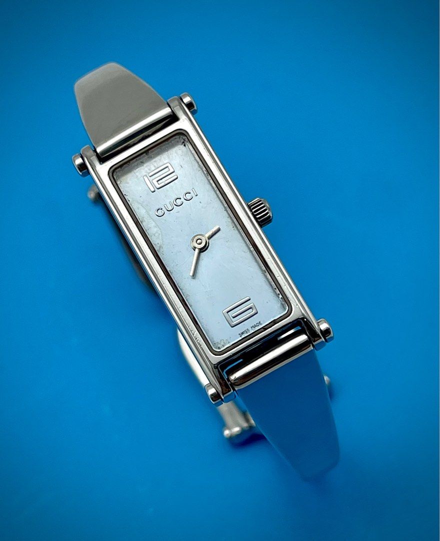Gucci 1500L Light Blue Dial Stainless Steel Ladies Luxury Watches on Carousell