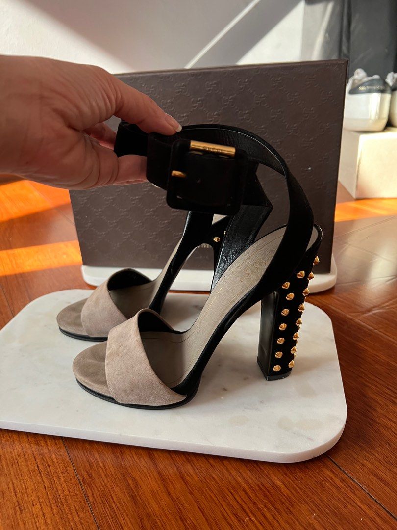 Gucci heels with spikes sale