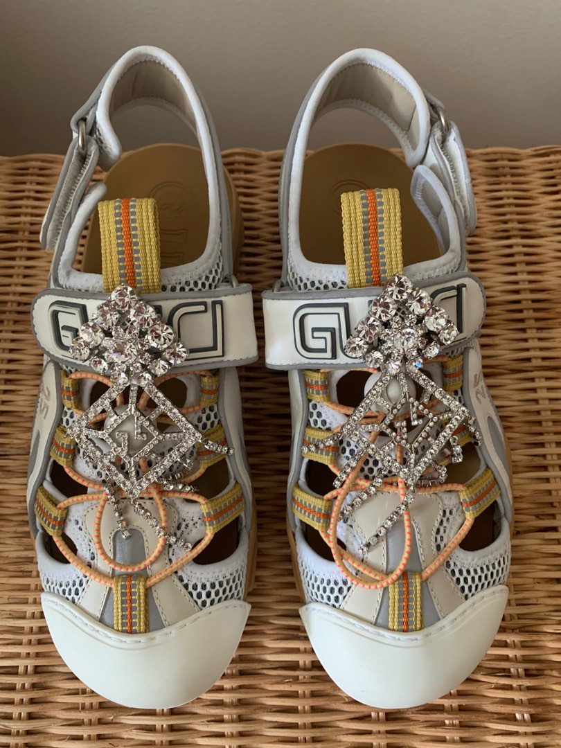 Gucci sandals with rhinestones shop