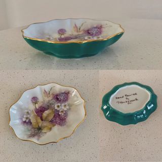 Handpainted trinket dish jewelry