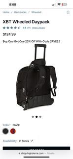 High Sierra Wheeled Backpack for Traveling