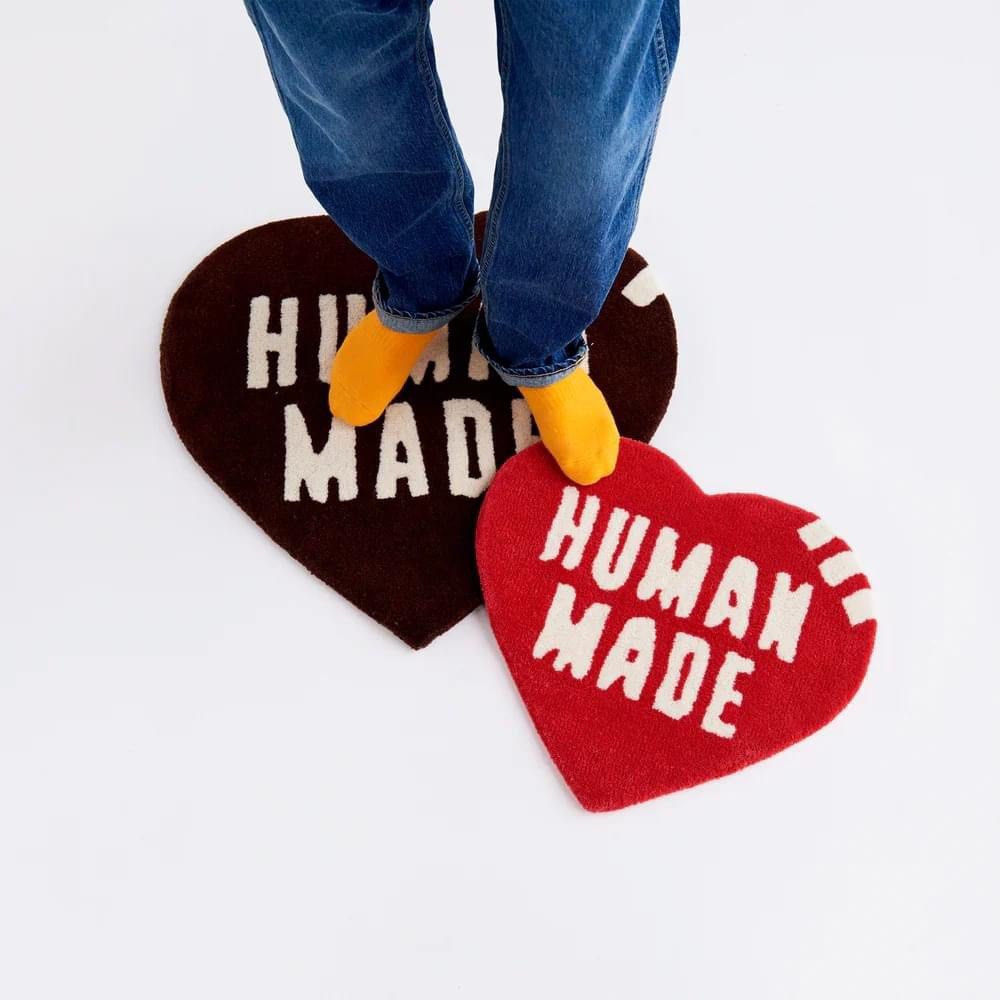 Human Made Heart Rug Small Medium, Furniture & Home Living