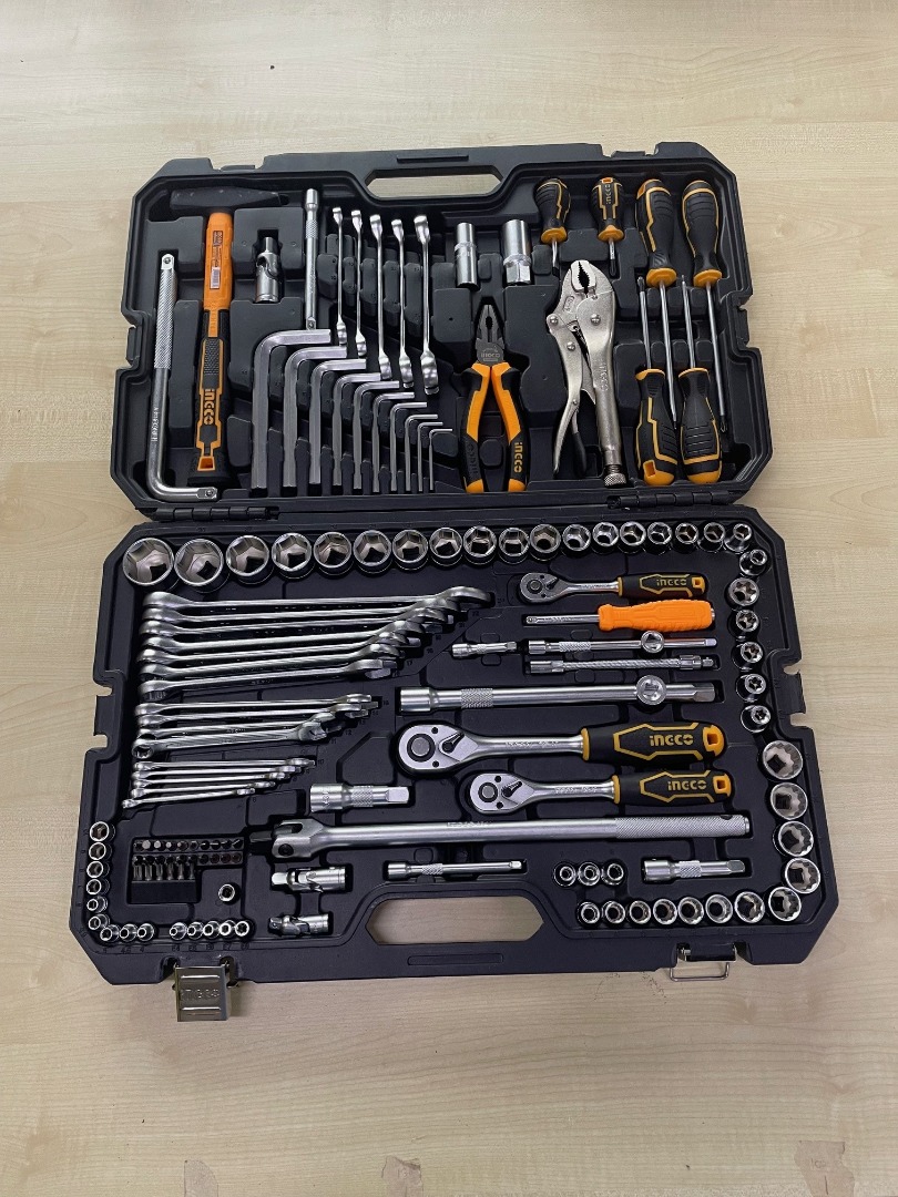 INGCO Combination Toolset 142 piece, Furniture & Home Living, Home ...