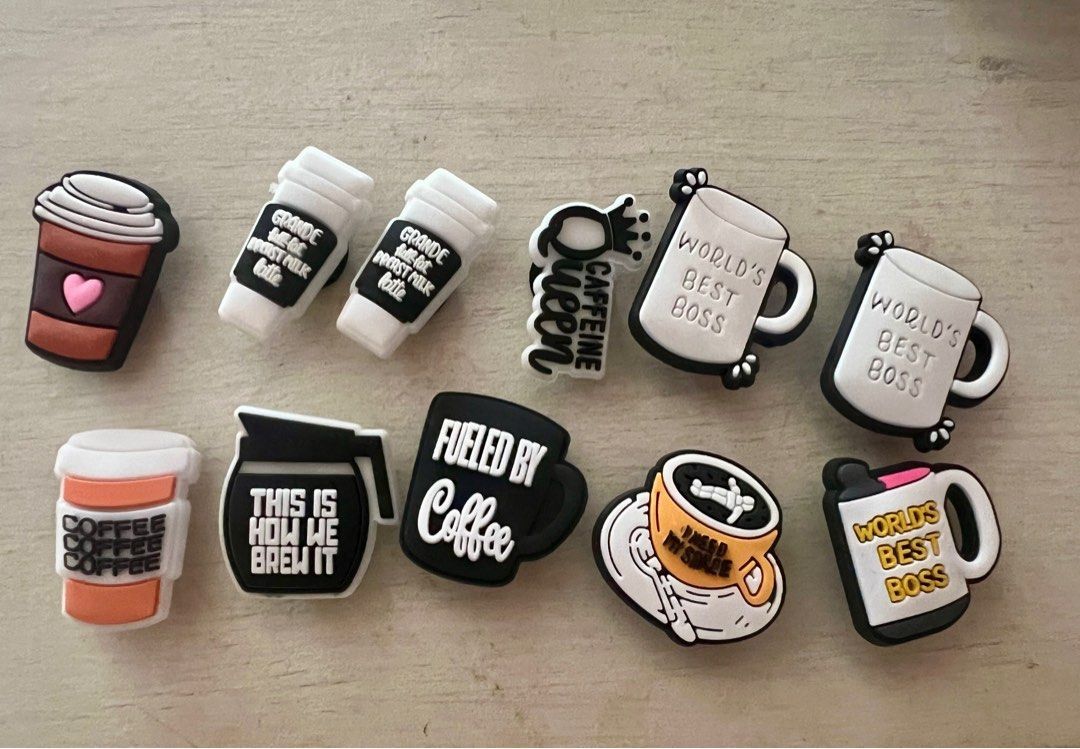 Coffee jibbitz 2025