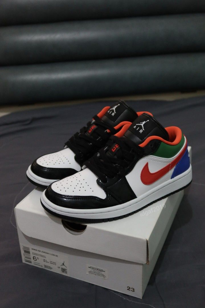 multicolor black toe