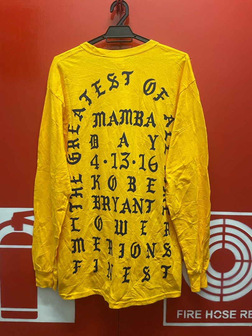 Kanye west kobe long sleeve shirt