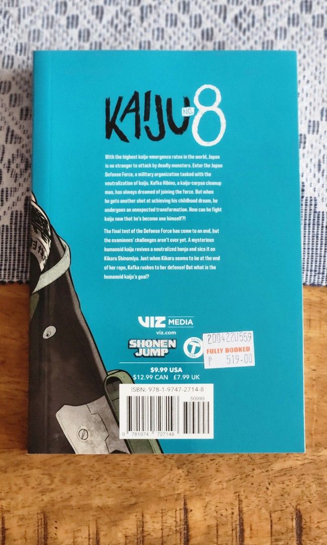 Kaiju No. 8 Volume 2 (Category: Comics & Manga) located in Paranaque City. Submitted by bella129 (Listing ID 1292983468, Image 2). Description: ♡ Never got to read, was just stored away 🥲 ♡ Payment: GCASH / MAYA ♡ shipping n delivery must be handled by the buyer.