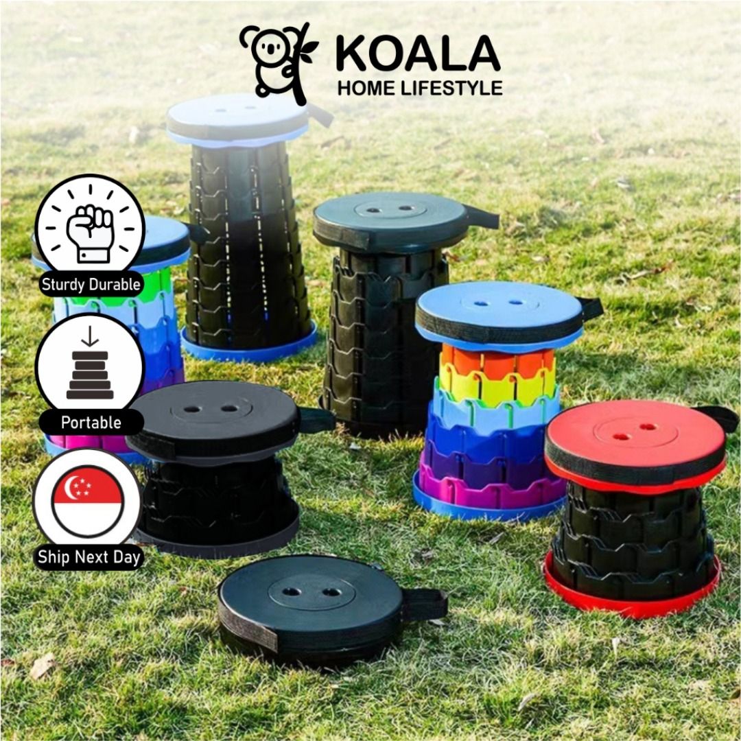 Koala Home Foldable Chair Telescopic Stools Portable Stool